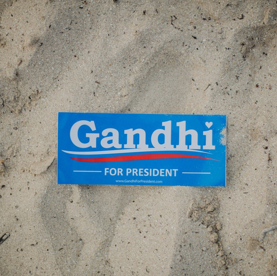 Gandhi for President Bumper Sticker