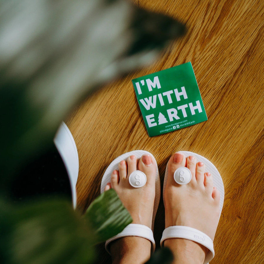 I'm With Earth Sticker