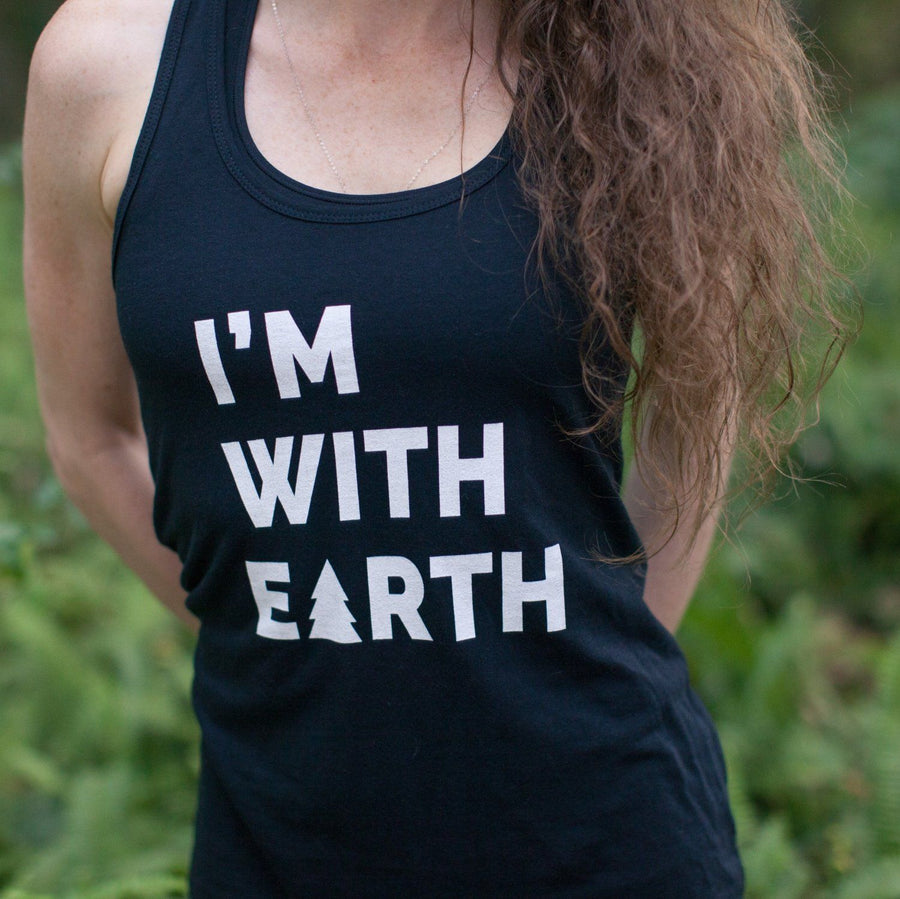 I'm With Earth Tank Top