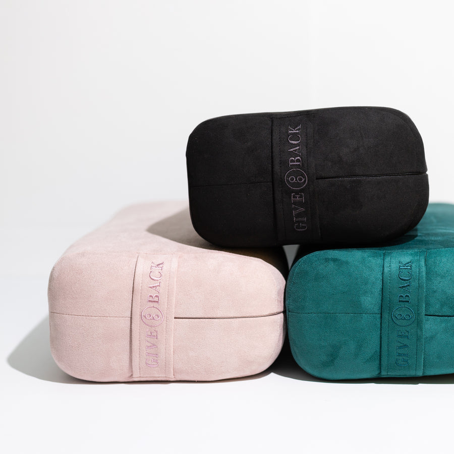 Vegan Suede Yoga Bolster