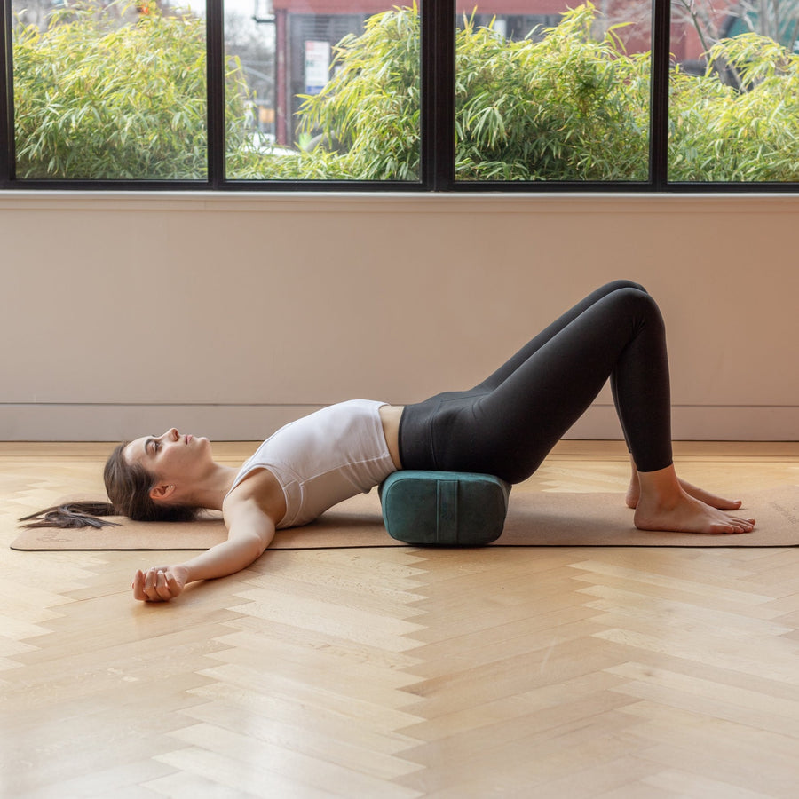 Vegan Suede Yoga Bolster