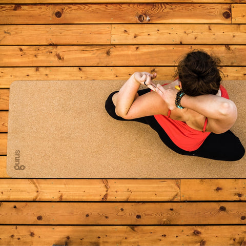 Gurus All Natural Cork Roots Yoga Mat